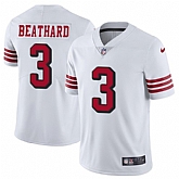 Nike Men & Women & Youth 49ers 3 C. J. Beathard White Color Rush Vapor Untouchable Limited Jersey,baseball caps,new era cap wholesale,wholesale hats